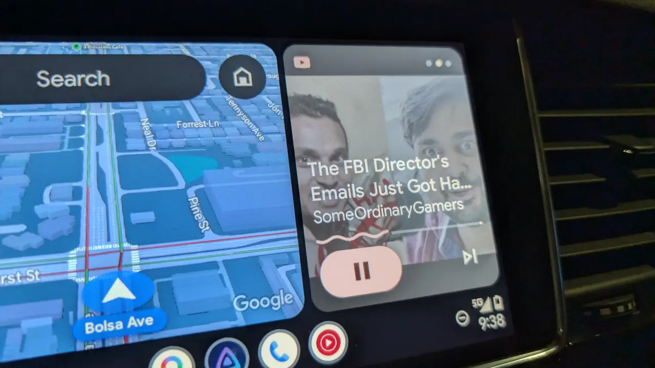 android auto youtube